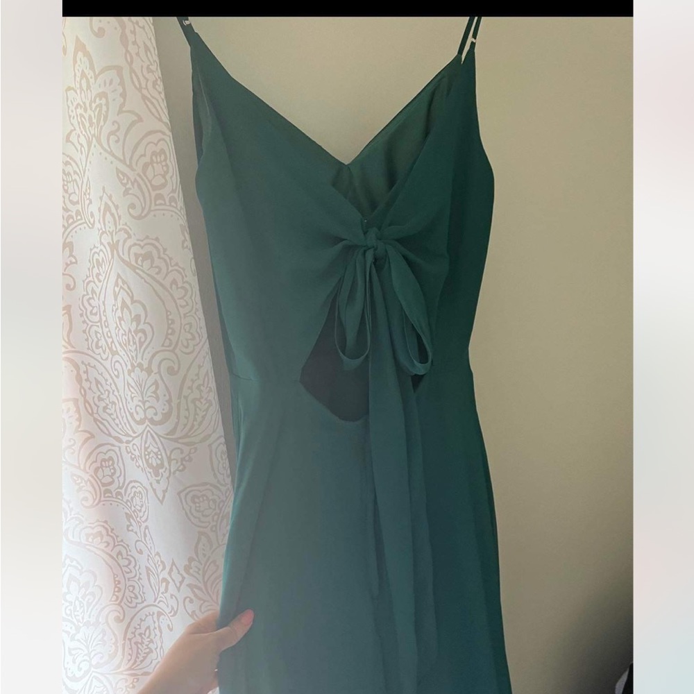 Bridesmaid dress green